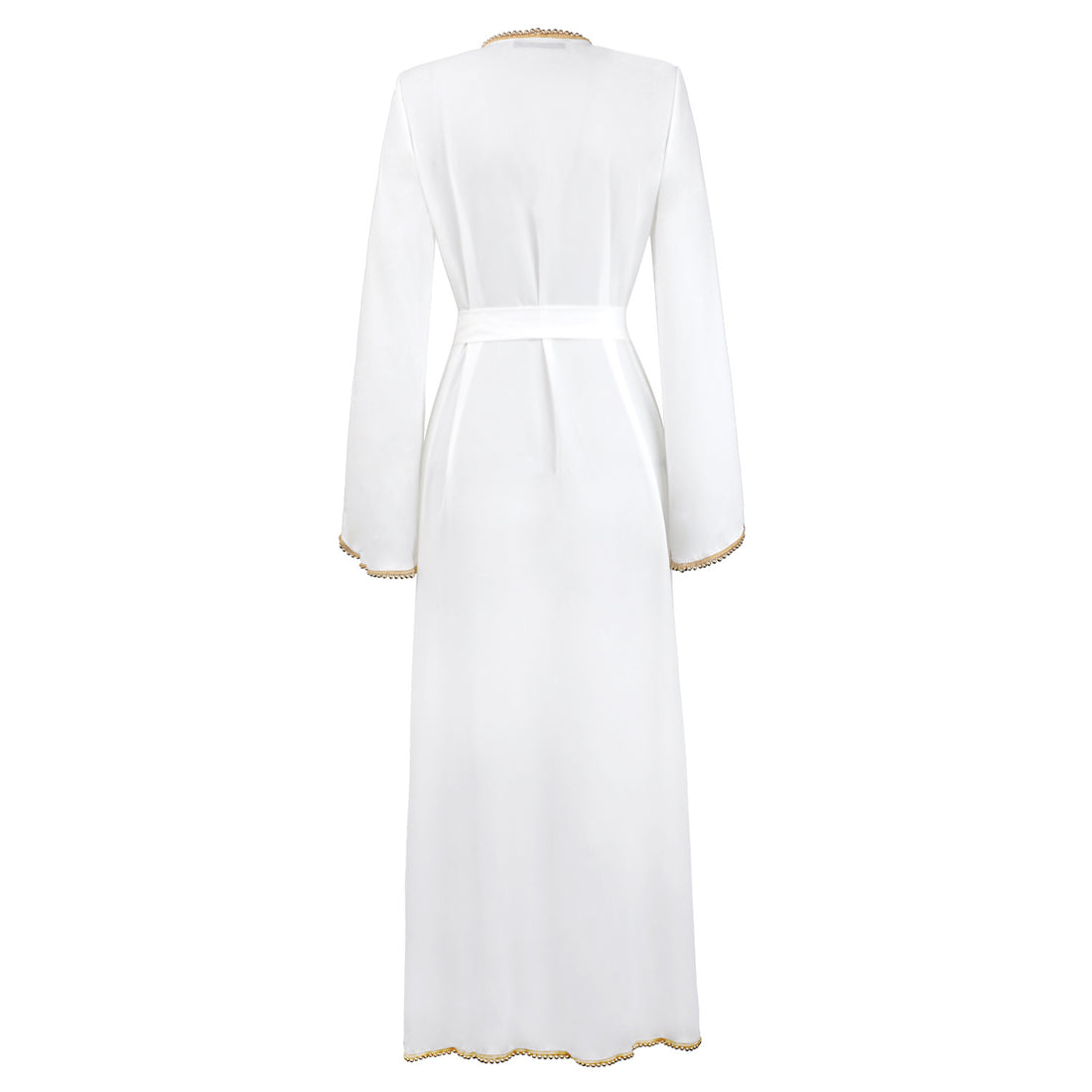 (Copy) Bandage cardigan robe Muslim dress