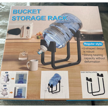 Detachable Metal Water Dispenser Stand With Faucet, Suitable For 3-5 Gallon Water Bottles