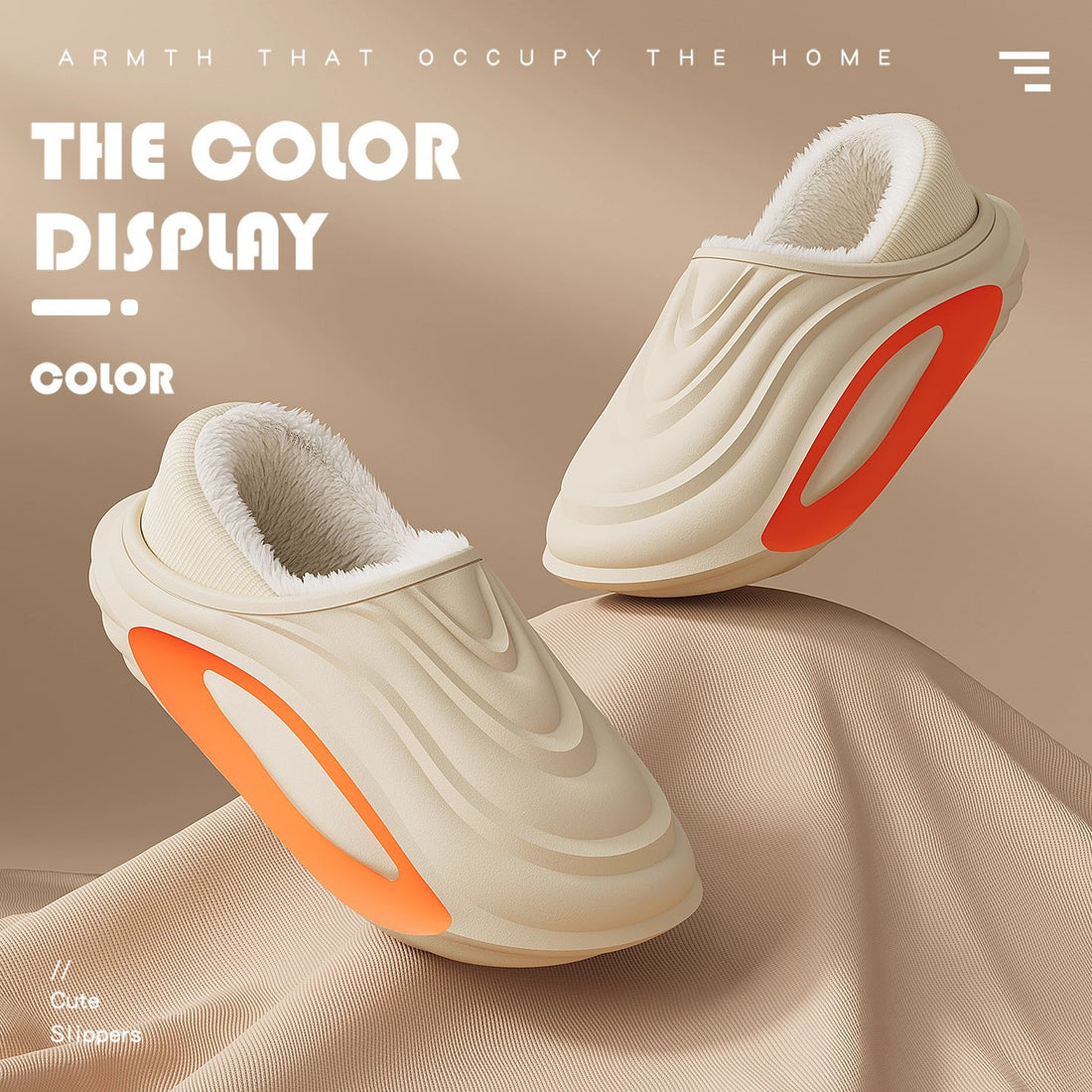 Womens Thick-soled Waterproof Non-slip Fleece-lined Insulated Cotton Shoes