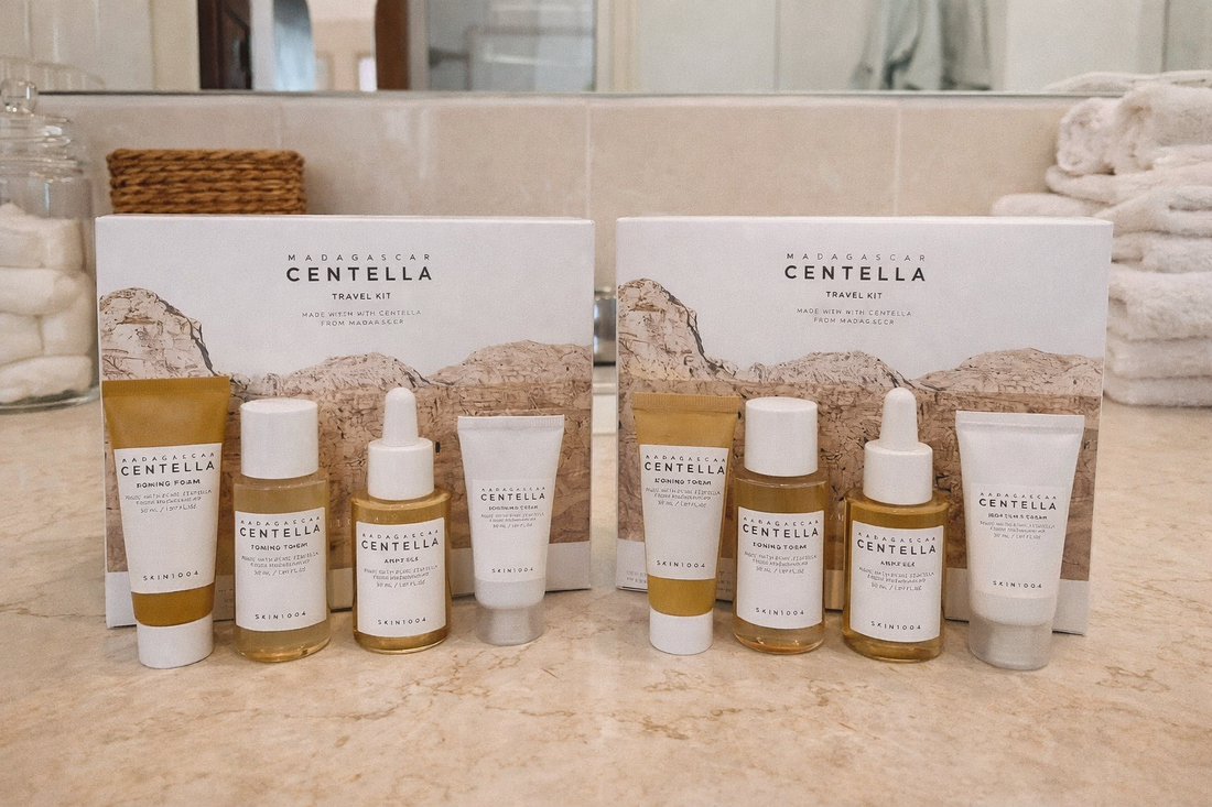 Madagascar Centella Travel Kit, Basic Skincare Box, Compact Size, Soothing Calming