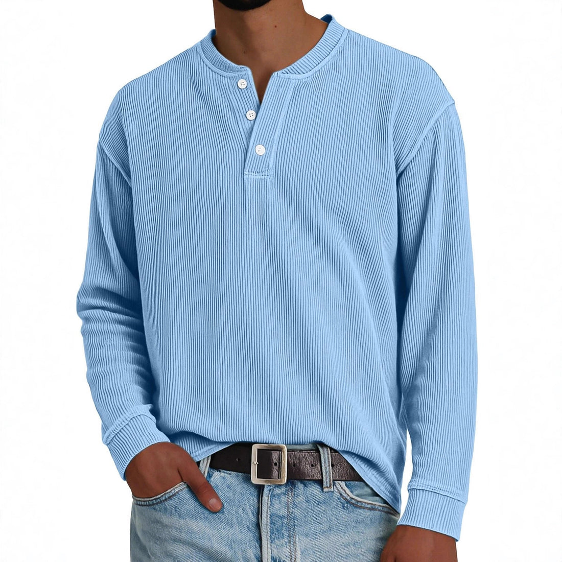 Premium Solid-color Comfortable Long-sleeve Design